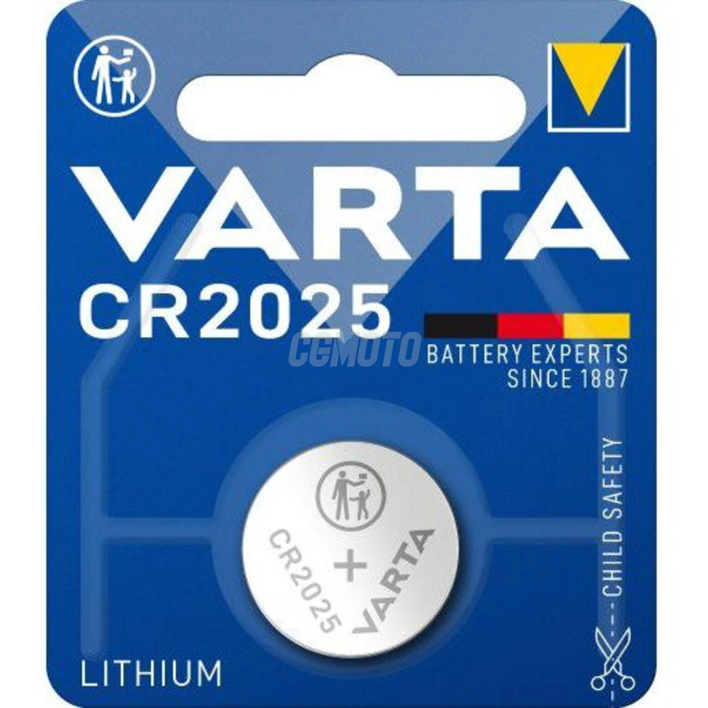 1 pile bouton lithium CR2025 3 V 170 mAh