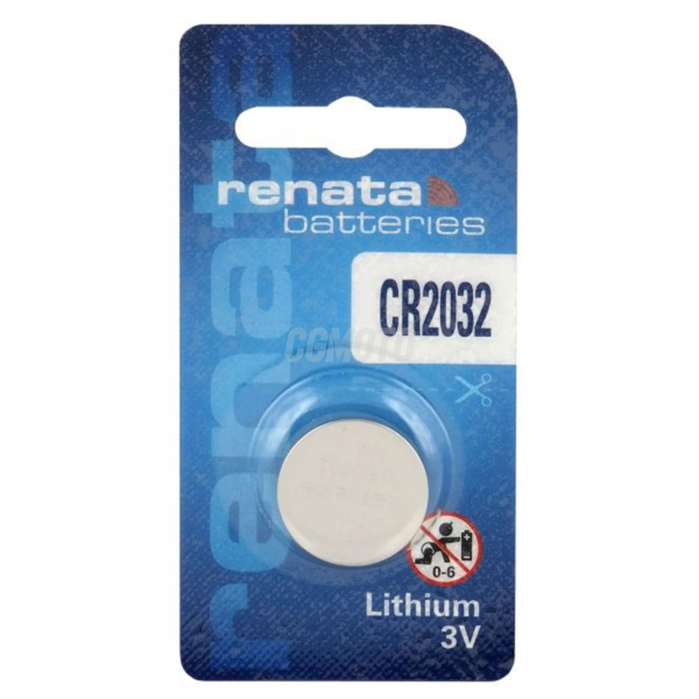 1 pile bouton lithium CR2032 3 V 260 mAh