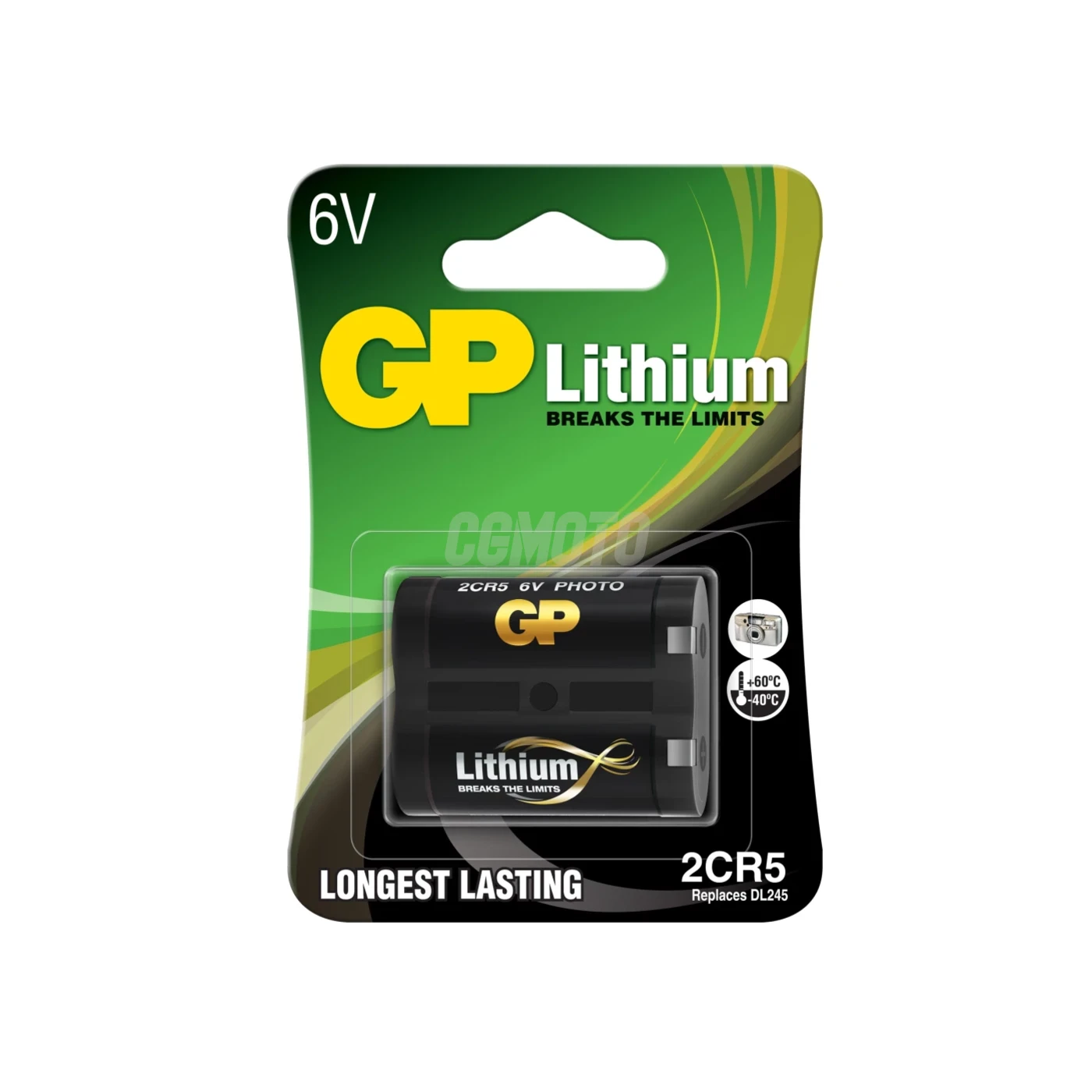 1 pile lithium 2CR5 6 V 