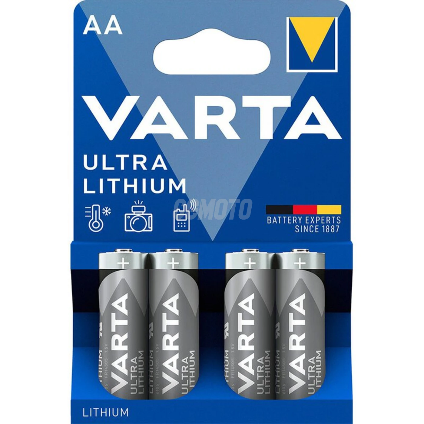 4 piles lithium LR6/AA 1,5 V Ultra 