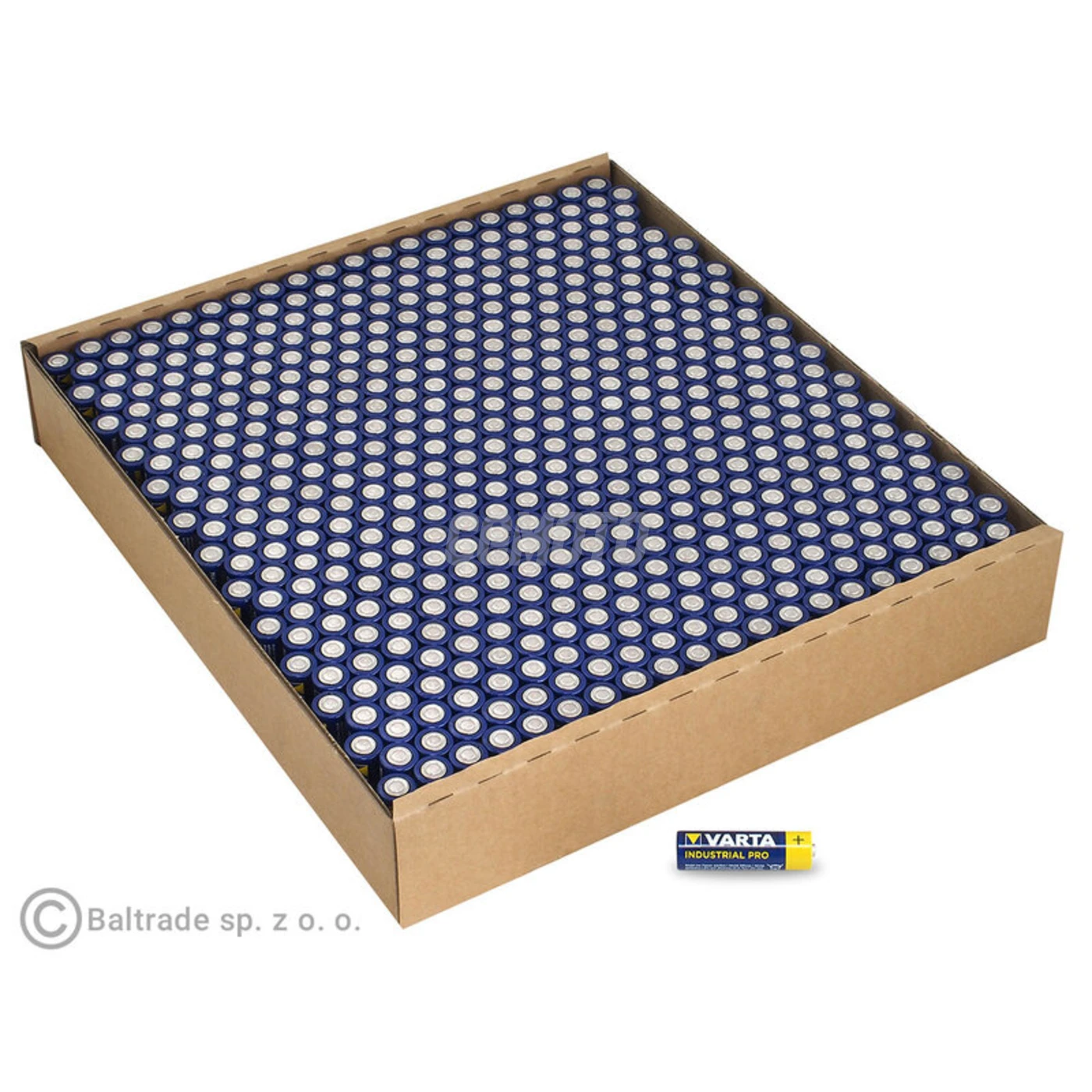 500 piles alcalines LR03/AAA 1,5 V Industriel PRO 1250mAh