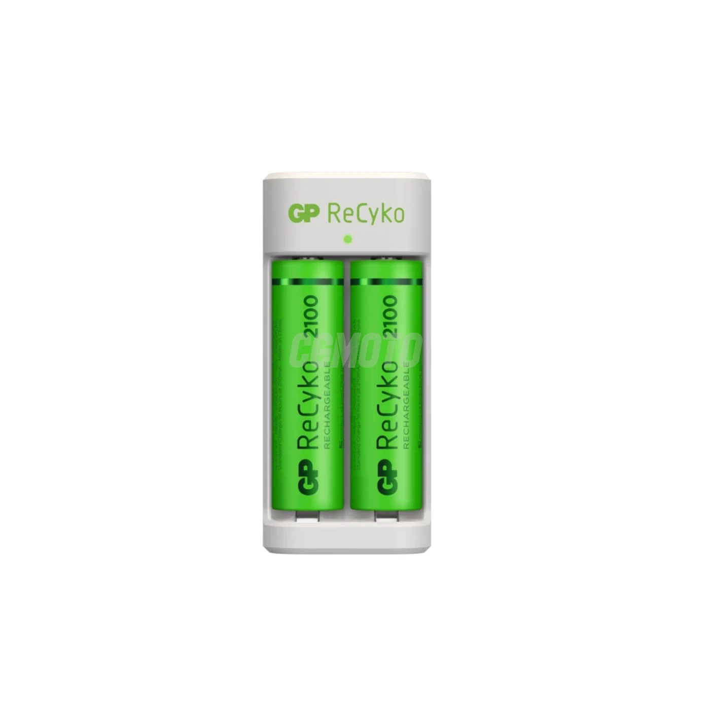 Chargeur classique GP E211 + 2 accus AA 2100 mAh