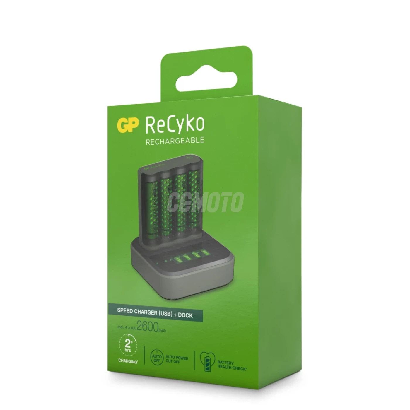 Chargeur rapide 2-4 heures M451 USB + 4 accus AA  2600 mAh + station D451