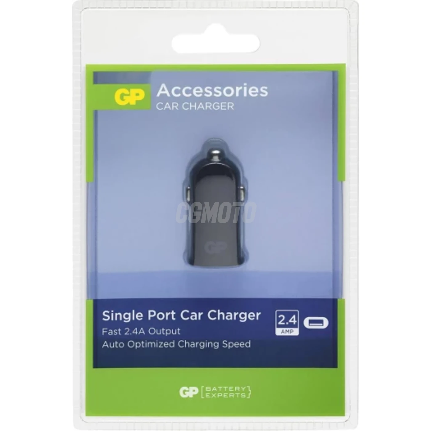 GP Chargeur voiture CC22 - 1 port USB 2 4A