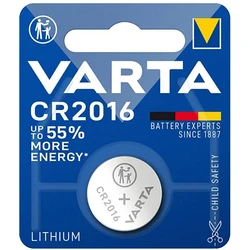 1 pile bouton lithium CR2016 3 V 90 mAh