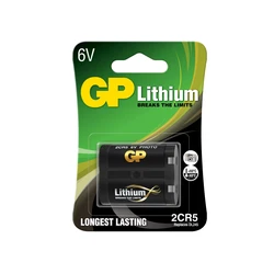 1 pile lithium 2CR5 6 V 