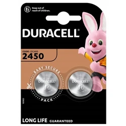 2 piles bouton lithium CR2450 3 V 