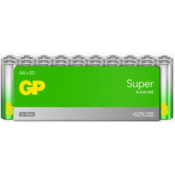 20 piles alcalines AAA 1,5 V Super 